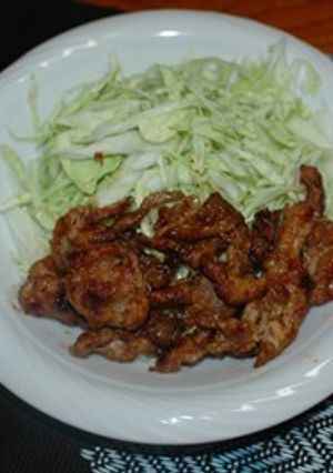 韓国風しょうが焼き-レシピのメイン写真