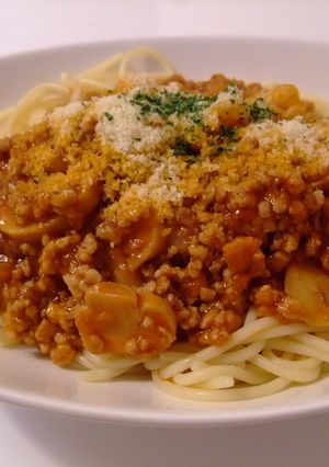 具だくさんのミートソーススパゲティ☆+ﾟ-レシピのメイン写真