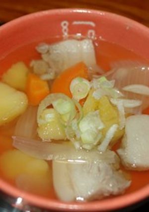 豚バラ肉のスープ-レシピのメイン写真