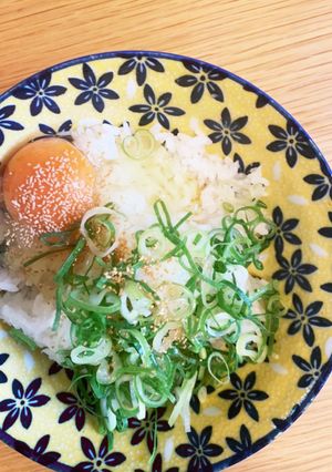 絶品♡たまごかけごはん♡ねぎ入りver-レシピのメイン写真
