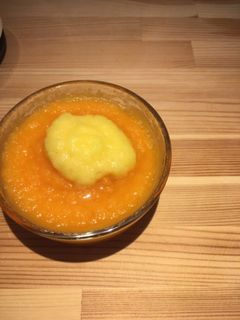 介護食&離乳食 人参+パイナップル-レシピのメイン写真
