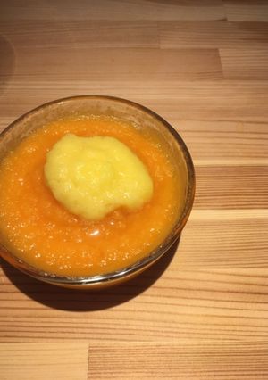 介護食＆離乳食　人参＋パイナップル-レシピのメイン写真