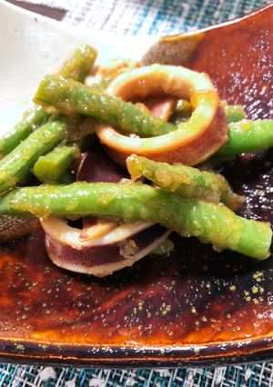 イカといんげんの中華サラダ-レシピのメイン写真