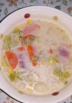 71 朝のスープ 其の2 白い野菜スープ-レシピのメイン写真