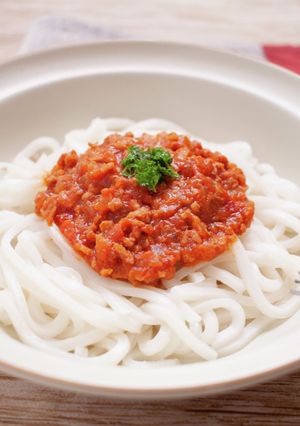 ミートソースう米めん★グルテンフリー-レシピのメイン写真