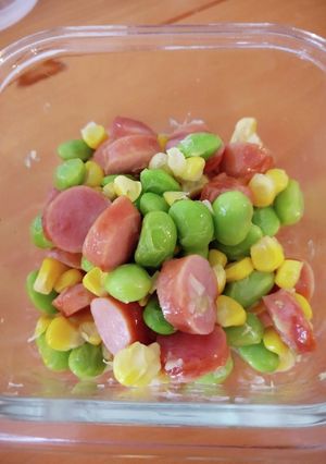 弁当おかず*3色バター和え-レシピのメイン写真