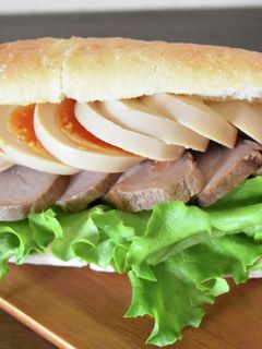 味玉チャーシューのチャバタサンド-レシピのメイン写真