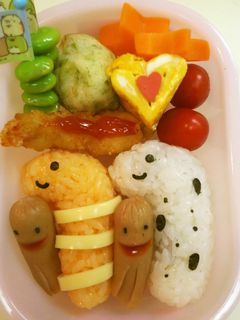 チンアナゴ キャラ弁-レシピのメイン写真