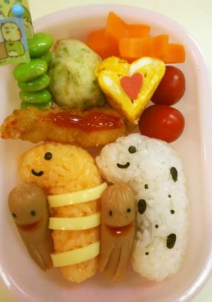 チンアナゴ　キャラ弁-レシピのメイン写真