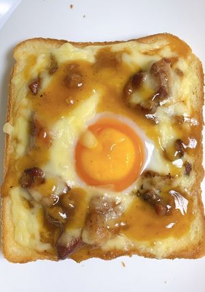 半熟照り焼きトースト-レシピのメイン写真