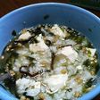 主婦のずぼら昼食☆豆腐の茶漬け