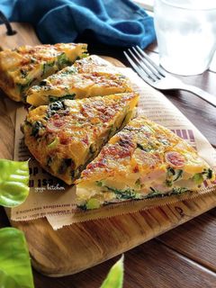 栄養満点☆ソフトケールのフリッタータ。-レシピのメイン写真