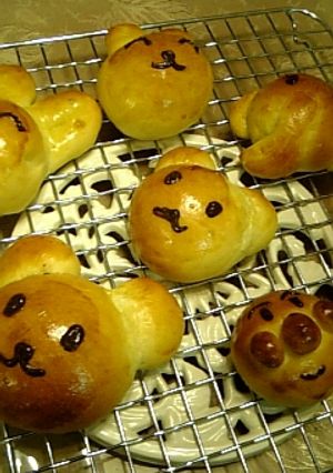動物パン。-レシピのメイン写真
