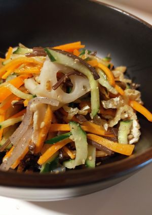 五目野菜のごま酢和え-レシピのメイン写真