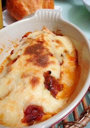 豆腐のＷソースグラタン！-レシピのメイン写真