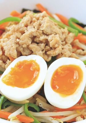 ビビンバ風そぼろ丼-レシピのメイン写真