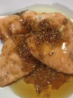 鮭の味噌焼き(胡麻風味)-レシピのメイン写真
