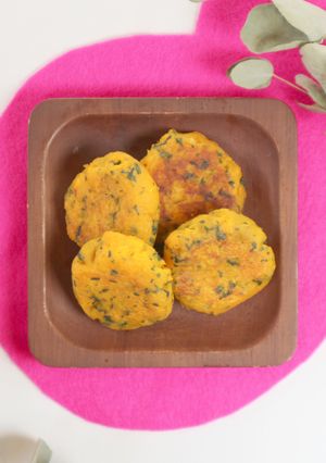 【離乳食後期】手掴み食べかぼちゃのおやき-レシピのメイン写真