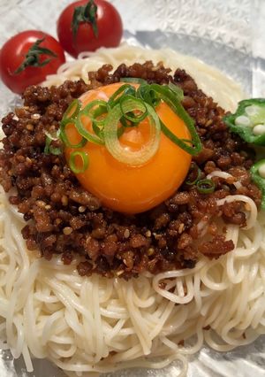 夏にぴったり！ジャージャー麺風そうめん-レシピのメイン写真
