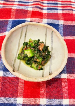 離乳食♡オクラとオカワカメのおひたし-レシピのメイン写真