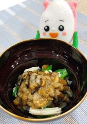 小松菜のなめこ和え-レシピのメイン写真