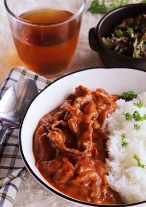デミグラスソースで濃厚ビーフハヤシライス-レシピのメイン写真