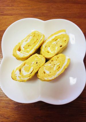 甘くないジューシーな卵焼き-レシピのメイン写真