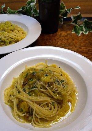 焼きナスとバジルのパスタ-レシピのメイン写真