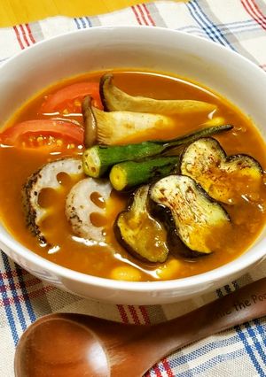 野菜たっぷり和風スープカレー-レシピのメイン写真