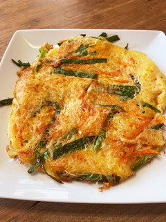 明太とニラのそうめんチヂミ-レシピのメイン写真
