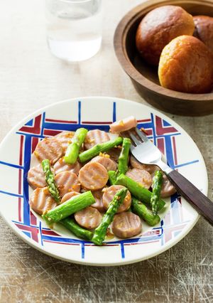 アスパラと魚肉ソーセージのソテー-レシピのメイン写真