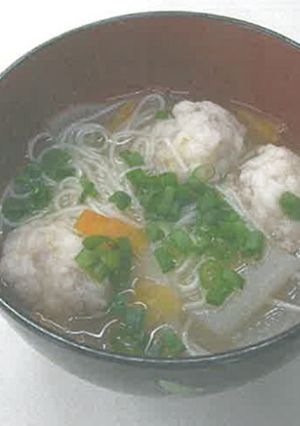 菊川そうめんと連子鯛のつみれ汁-レシピのメイン写真