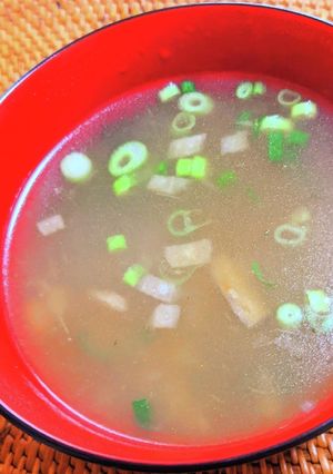 フライドオニオンとわかめのスープ-レシピのメイン写真