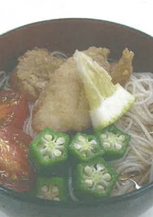 連子鯛の素揚げそうめん-レシピのメイン写真