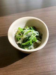 ほうれん草と糸こんのごま和え-レシピのメイン写真