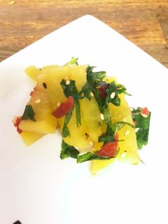 青しそと梅でおつまみ沢庵-レシピのメイン写真