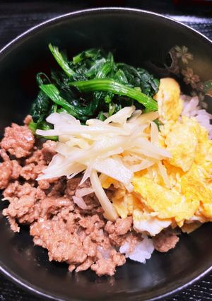 そぼろ丼-レシピのメイン写真