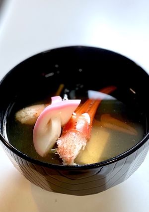 簡単!カニのお吸い物-レシピのメイン写真