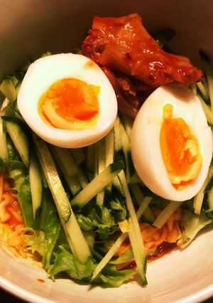 低糖0麺でもプリプリ美味しいビビン冷麺-レシピのメイン写真