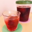 すぐ飲める☆チェリーで鮮やか梅シロップ