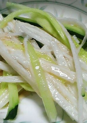 【漫画飯】長芋ときゅうりの加減酢-レシピのメイン写真