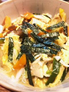 高野豆腐の卵とじ-レシピのメイン写真