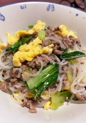 節約ダイエットに！しらたき中華パスタ☆-レシピのメイン写真