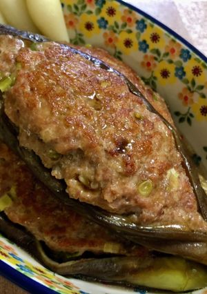 なすの肉詰め煮-レシピのメイン写真