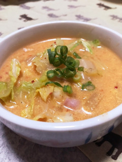 簡単・キムチ豆乳スープ-レシピのメイン写真