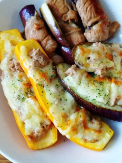 ズッキーニとなすのツナチーズ焼き-レシピのメイン写真