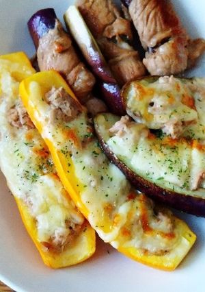 ズッキーニとなすのツナチーズ焼き-レシピのメイン写真