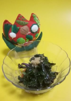金時草の酢の物-レシピのメイン写真