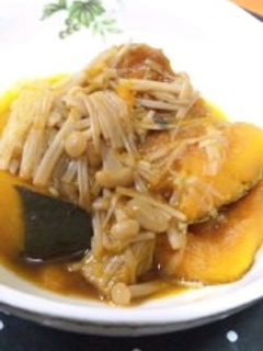 南瓜の煮物~エノキダケあんかけ~-レシピのメイン写真