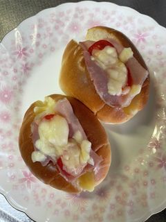 #忙しい朝#パッと作る#生ハム#調理パン-レシピのメイン写真
